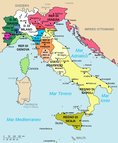 Italy map